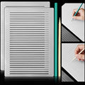 Fainne 4 Pack Straight Line Stencil for Journaling Writing, 9mm - size: 9mm