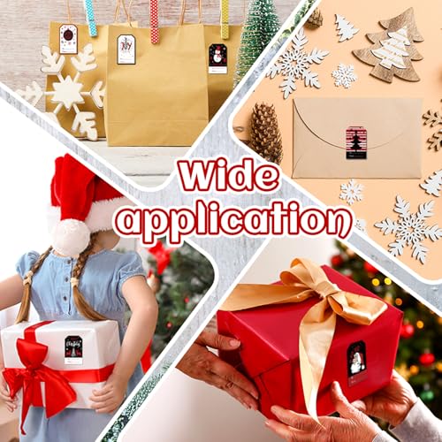 Outus 800 Pcs Christmas Gift Tags to from Labels 8 Styles, Classic Style - style: Classic Style
