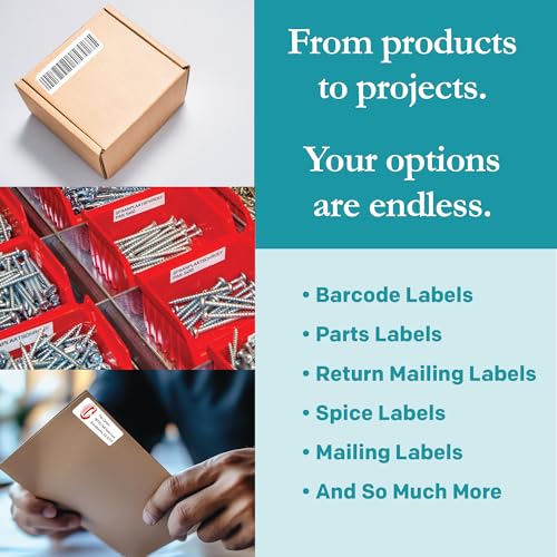 Premium Label Supply White Sticker Address Labels – 4" x 1.5" – Laser/Inkjet Compatible – (12 per Sheet), 2000 Sheets – 24,000 Total Adhesive Labels - size: 24000 Labels