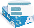 Aimoh #9 Envelopes Gummed Security Double Window Envelopes 500 Count - color: Gummed, size: 500 Count