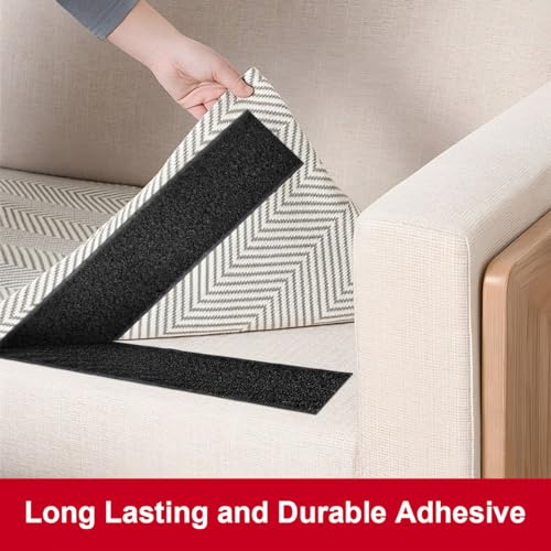 2 Inch x 33 Feet x 2 Rolls Hook and Loop Tape, Nylon Heavy Duty Hook and Loop Tape Strips, Excellent Grip, Interlocking Tape,for Sewing, Crafting,DIY,Wall Adhesive Strips - size: 2 inch x 33 feet Black