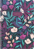 WORLD TRAVELER Eccolo A5 Lined Journal 256 Ivory Pages Lay Flat 6x8 - color: Tropical Floral