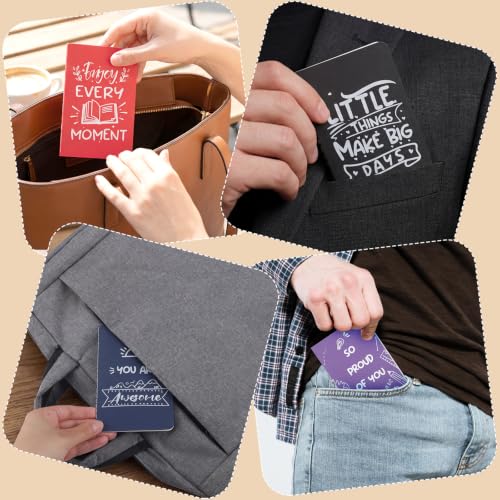 BESARME 60 PCS Mini Notebooks Bulk, A6 Pocket Notebook, Blank Pages - color: Colorful Inspirational