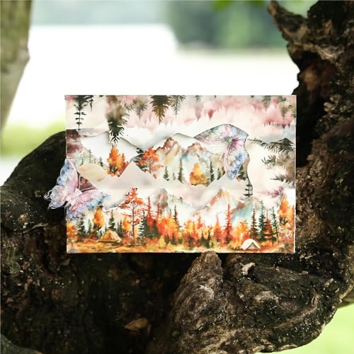 6 Rolls Mountain Landscape PET Tape for Scrapbooking - style: Mountain Forest