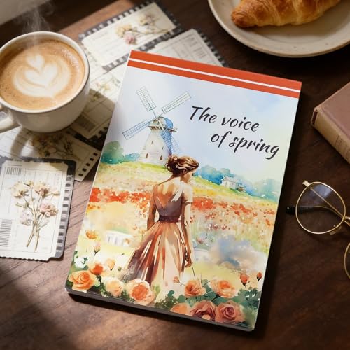 Snycler Sticker Book for Journal 20 Sheets Vintage PET Washi Stickers-6 - color: The Voice of Spring