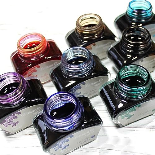 Pelikan 4001 Bottled Ink for Fountain Pens, Turquoise, 62.5ml, 1 Each (329201) - color: Turquoise, size: 2.1 fl oz