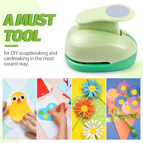 UCEC Scalloped Circle Punch 2"(5 cm) Diameter for Paper Crafts Scrapbooking - color: Scallop, size: 2 Inch