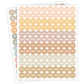 Andaz Press Desert Boho 0.75" Small Month Stickers, Round Monthly Stickers for Planners, Month Planner Stickers Journaling Stickers Planner Accessories for Journal Monthly Calendar Stickers, 480-Pack - color: Desert Boho Month Stickers