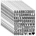 4116 PCS 42 Sheets Letter Stickers, Bulletin Board Letters (Black, 1 Inch) - color: Black, size: 1 Inch