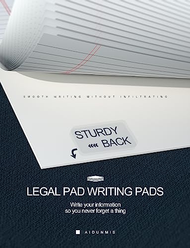 24pcs Small Legal Pads 5x8 White Note Pads 5x8 College Ruled Paper Tablets - color: White-24P