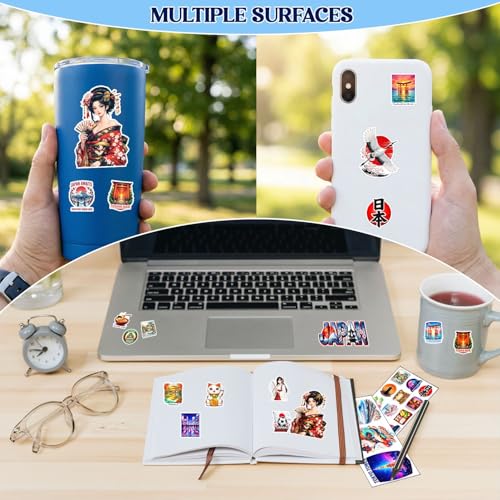 100 PCS Japan Travel Stickers Pack Japanese Fuji Tokyo Osaka Food - color: Japan Travel