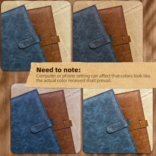 Vienrose 15"x13" Scrapbook Album Gift Set Faux Leather DarkBrown 100 Pages - color: Dark Brown, size: 15"X13" 50Sheets