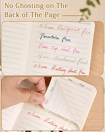 Gwybkq Small Lined Notepads Bulk 120 Pack (30 Sheets/60 Pages) - color: 120 Packs Lined&Colorful Cover, style: Ruled/Lined