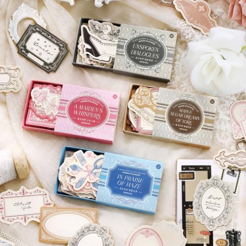 120PCS Vintage Ephemera Pack Decorative Scrapbook Paper for Journaling Junk Journals, Scrapbooking & Card Making