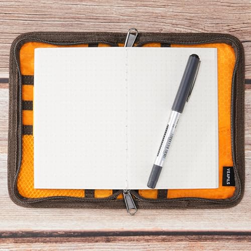 Pocket Journal Cover with Field Book, Pocket Notebook Cover Journal Planner - size: Mini Field Journal
