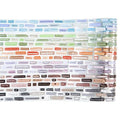 Words Pre-Cut Tapes Set, 6 Rolls Phrase Ephemera for Junk Journaling, Scrapbooking, Crafting, DIY Projects, Diaries, and Art Supplies - style: Love Letter
