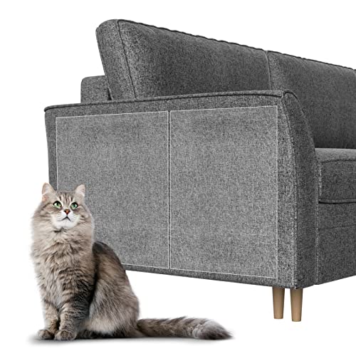 HappyFreeSX Anti Cat Scratch Furniture Protector from Cats, 11 PCS Sticky Paws, Corner Couch Protector for Cats, Cat Scratch Deterrent Tape, Training Tape, Cat Scratching Post Scratchers - size: 11PCS B