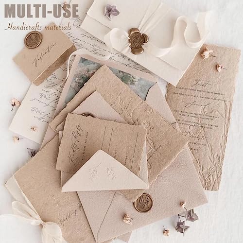 30 Pcs Large A4 Handmade Textured Scrapbook Paper Mesh Journaling Supplies