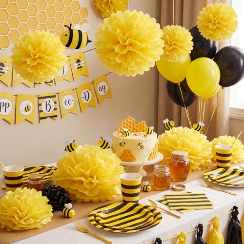 woric 160 Sheets Yellow Tissue Paper for Gift Bags 20 X 14 Inches | Gift Tissue Paper Bulk for Back To School Crafts Wrapping Fall Halloween Birthday Sunflowers Theme Party Decorations - color: Yellow