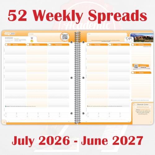 Academic Planner 2026-2027 Middle & High School Telluride, 8.5" x 11" - size: Large (8.5" by 11")