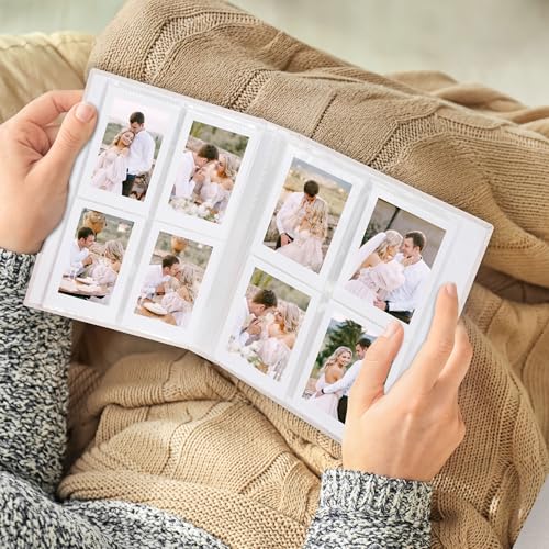 Vienrose Mini Polaroid Photo Album 208 Photos 2x3 Inch Beige 1 PACK - color: Beige, size: 1 PACK