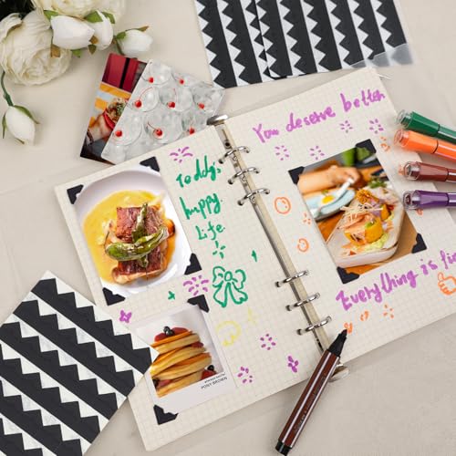 Lineco Self-Adhesive Photo Corners, 0.5 Inch, Black, 252 PCS - color: Black, size: 2 Set