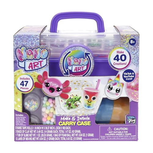 Nano Art Carry Case DIY Craft Kit with Storage Case - size: Craft Kit with Storage Case