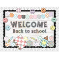 Mooliwe 94 Pcs Composition Checkered Bulletin Board Decor Set - style: Composition Checkered