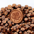 300 Pcs Red Gold Sealing Wax Beads Smooth Melt Beads for Stamp Seals - color: Red Gold