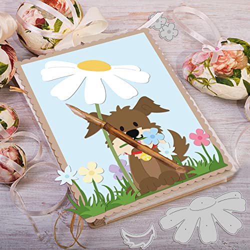 INFUNLY Animal Dog Cutting Dies Metal DIY Dog and House Die Cuts Embossing Stencil Template Flower Die Cuts for DIY Album Paper Cards Making Decorative Crafts - color: Animal Dog Cutting Dies