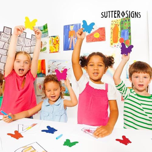 Paper Butterfly Cutouts for Bulletin Board 108pcs - color: Butterfly