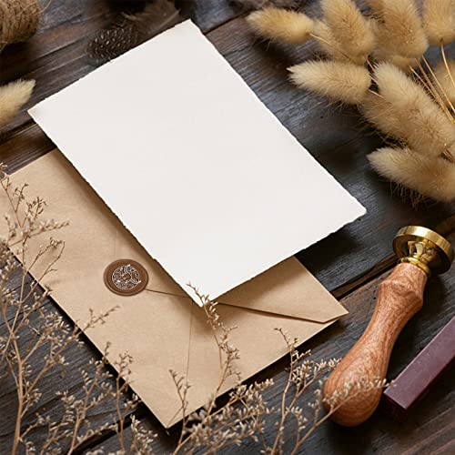 CRASPIRE Halloween Wax Seal Stamp Bull Skull Sealing Wax Stamps Cactus 30mm Retro Vintage Removable Brass Stamp Head with Wood Handle for Wedding Invitations Christmas Thanksgiving Gift Packing - style: Cactus Bull Skull