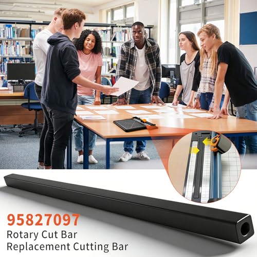 Rotary Cut Bar Replacement 95827097 Compatible with Fiskars 12 Inch Desktop 45mm Cutting Board Paper Rotary Trimmers for Offices, Printing Shops and Libraries