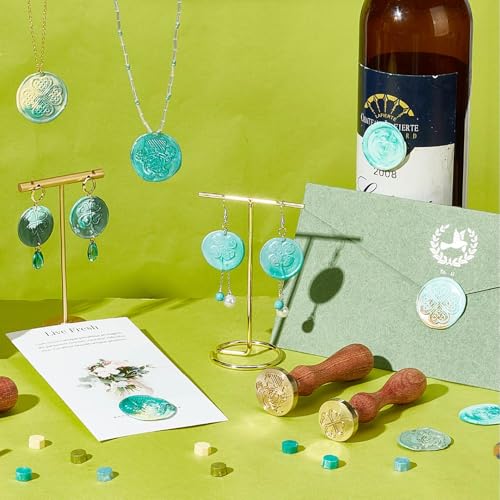 CRASPIRE Wax Seal Stamp Pig Animal Sealing Stamps Cartoon 25mm Removable Gold Brass Head with Retro Rosewood Handle Wax Stamper for Thanksgiving Christmas Envelope Invitation Cards Gift Packing Decor - style: Pig-0452