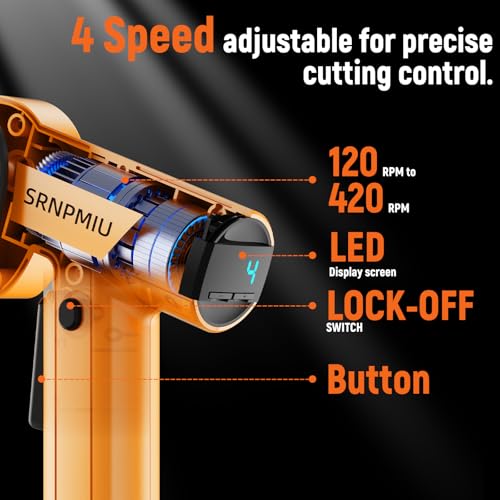 Electric Cardboard Box Cutter, Rechargeable Cordless Electric Scissors