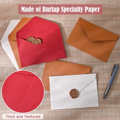BAYTORY 18Pcs 4 x 6 Greeting Card Envelopes Set, Vintage Envelope - color: Multicolor