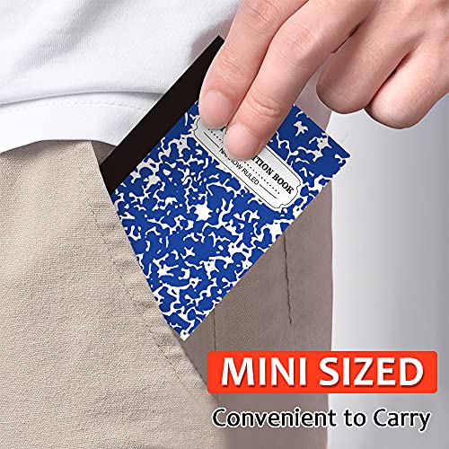 feela Composition Notebook, Mini Sized 30 Pack 5 Colors Narrow Ruled Mini Composition Books Bulk, Small Pocket Marble Cute Journal Notebooks for Kids School Home Office, Pocket Sized 4.5 x 3.25 in - color: 30 Pack 5 Solid Colors
