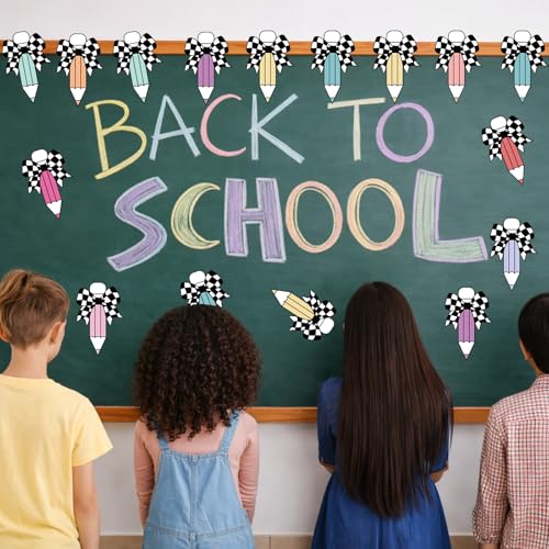 Chuangdi 60 Pcs Backpack Cutouts Pencil for Classroom - style: Pencil