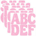Bulletin Board Letters 74 PCS Glitter Letter Stickers Large 5 Inch, Pink - color: Pink, size: 5 Inch