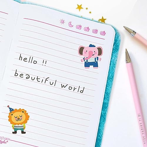 SuperStyle Shark Secret Diary with Lock, Journal for Boys Ages 6-8 - color: Blue-Shark