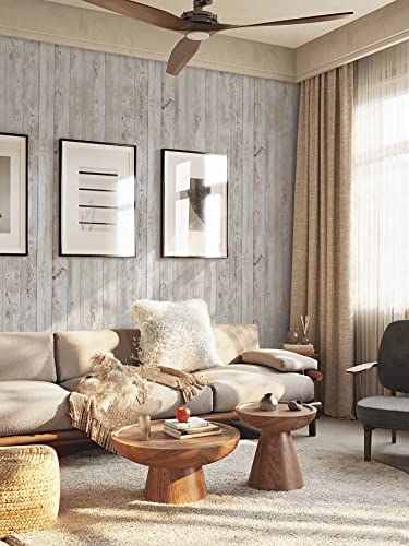 Heroad Contact Paper Peel and Stick Wallpaper Wood Grain Contact Paper for Cabinets Countertop Waterproof Removable Wallpaper Self Adhesive Decorative Shiplap Papel Tapiz para Pared 17.7''x393'' - size: 17.7" x 393"