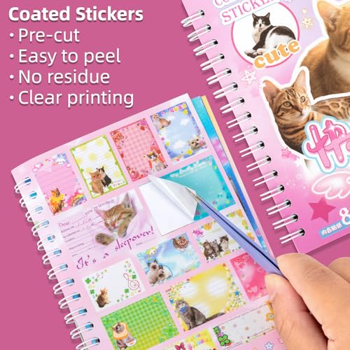 Pet Pal Series Stickers Scrapbooking Supplies for Junk Journal, 30 Sheets Washi Stickers - Vintage Journaling Stickers - color: Pet Pal Series