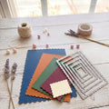 Rectangle Layers Frame Dies Cuts for Card Making - color: Silver-505frame