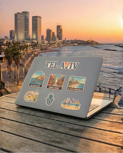 Tel Aviv Sticker Sheet, Tel Aviv Stickers for Laptop & Journal - style: Tel Aviv