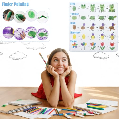Ckhoid 66Pcs Mini Ink Blending Tool Set, 2 Mini Applicator Tools