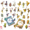 KIBBEH 90 Pieces Fairy Stickers for Scrapbook - color: Sunrise and Sunset