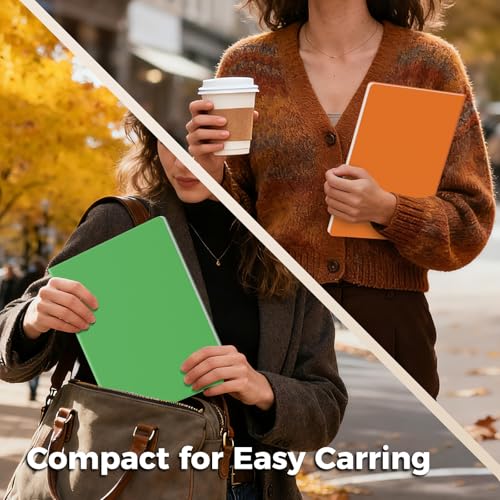 Large Colorful Blank Notebook Journals Bulk with Thick Unlined Paper, 8.5x11 inch, 60 Pages, Journal Set for Travelers Students Office, Sketchbook Composition Diary Subject Notebooks, 12 Pack - style: Unlined