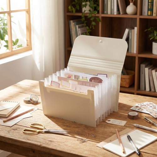 Sticker Storage Organizer Expand Sticker Binder with 7 Pocket File