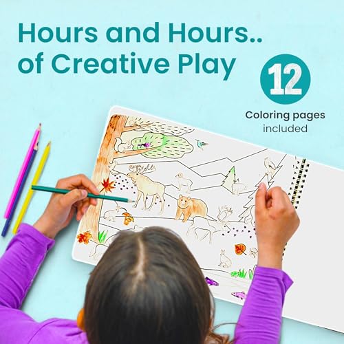 Cupkin Animal Habitats Coloring & Sticker Activity Book | 500+ Stickers - color: Animal Habitats