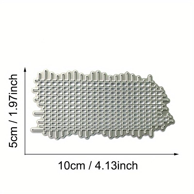 Lapoo 3D Backgrounds Frame Metal Cutting Die for Scrapbooking, New Cutting Dies DIY Album Card Making Decor Paper Craft Metal Die Cuts Party Wedding Decorations (Grid C 3.9 x 2 in) - color: Grid C 3.9 x 2 in